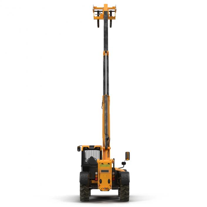 Telescopic Handler Forklift Generic Rigged 3D