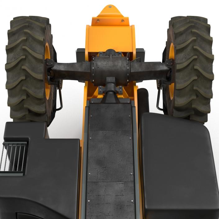 Telescopic Handler Forklift Generic Rigged 3D