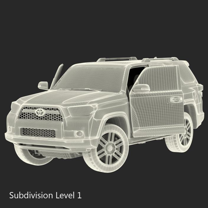 3D Toyota 4Runner 2012 Rigged