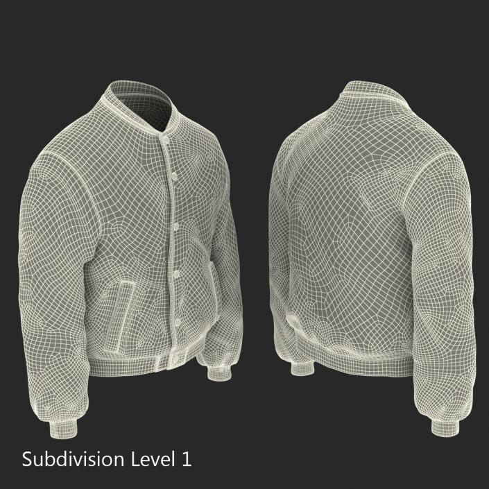 3D model Baseball Jacket