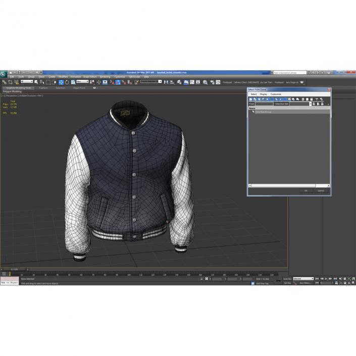 3D model Baseball Jacket