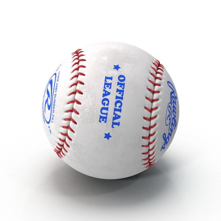 Baseball Ball Rawlings 3D