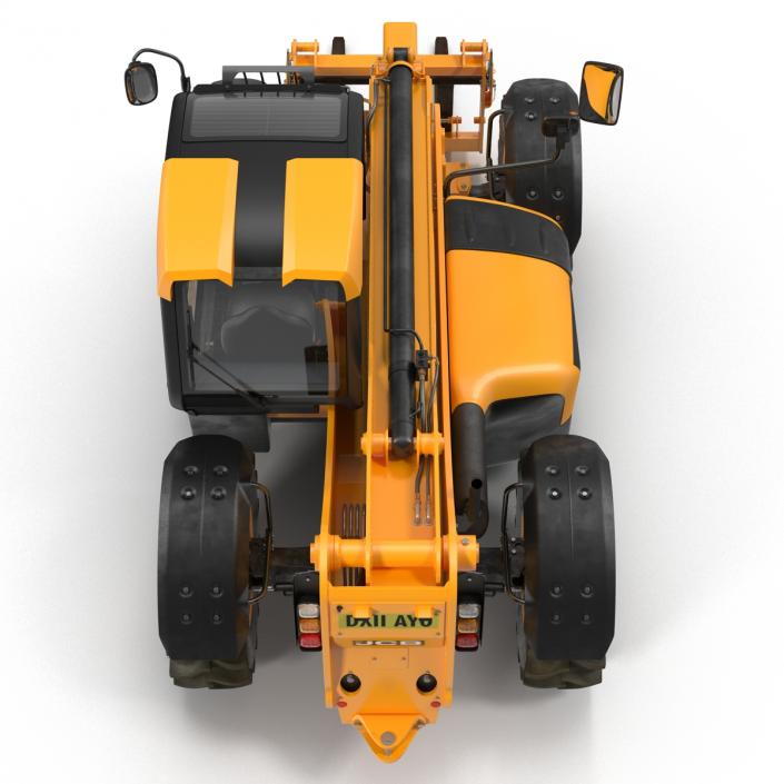 3D model Telescopic Handler Forklift JCB 535 95 Orange