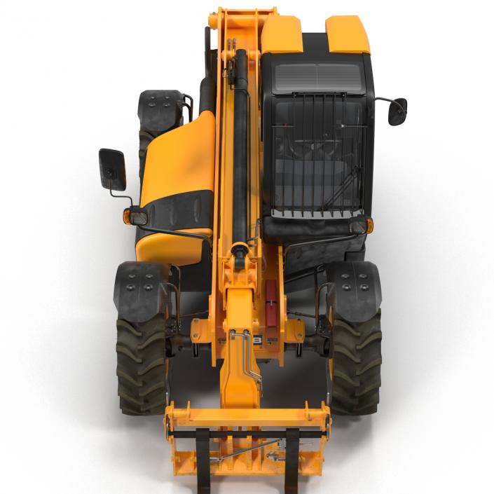 3D model Telescopic Handler Forklift JCB 535 95 Orange