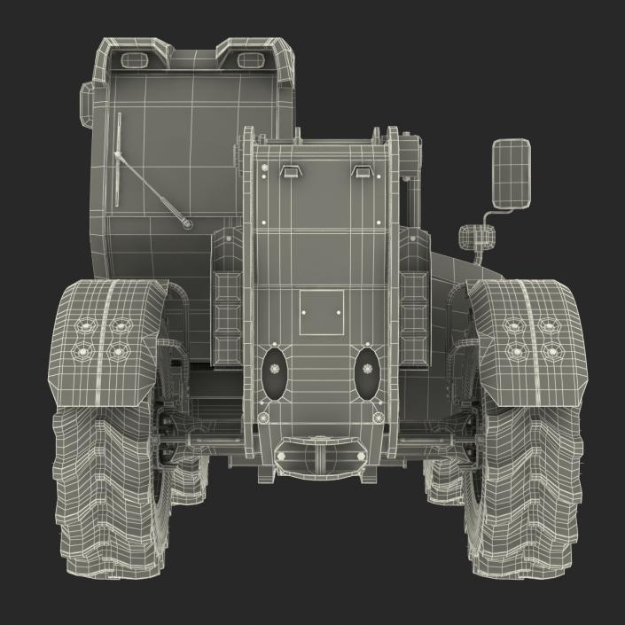 3D model Telescopic Handler Forklift JCB 535 95 Orange