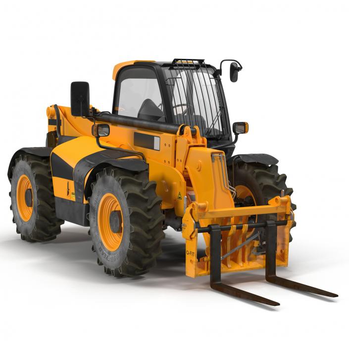 3D model Telescopic Handler Forklift Generic