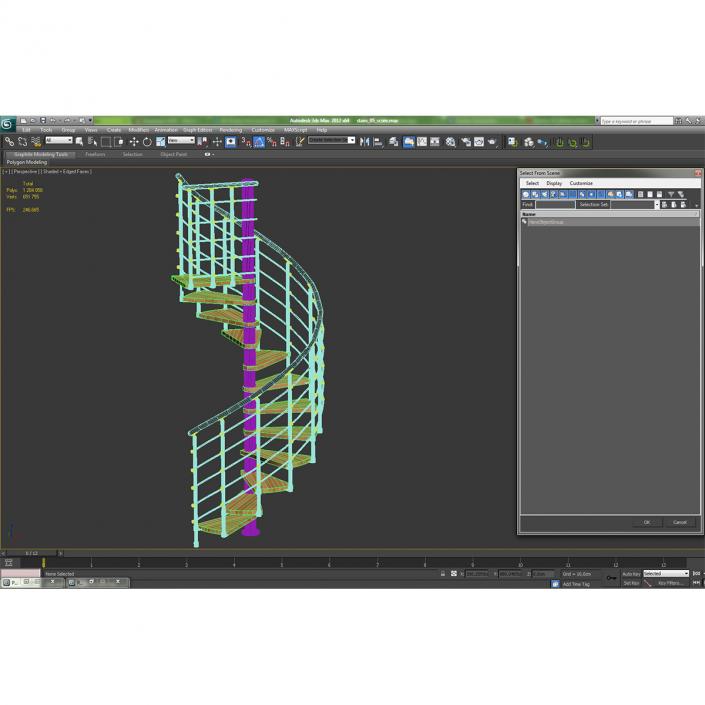 3D model Stairs 5