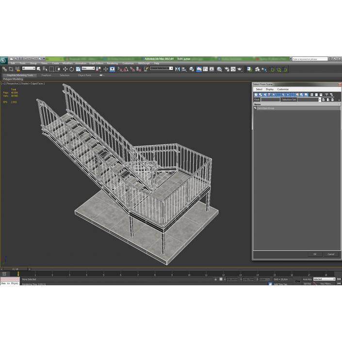 3D model Stairs