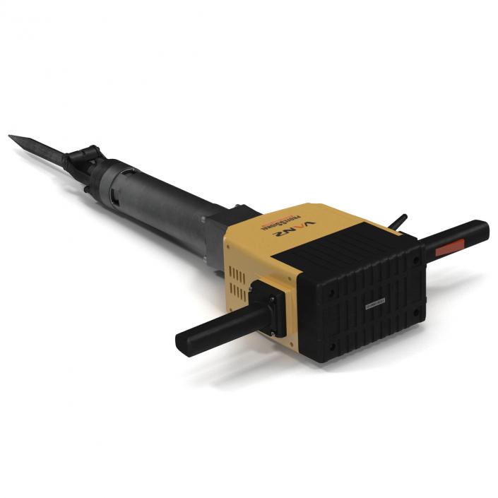 3D Electric Demolition Jack Hammer 2 model