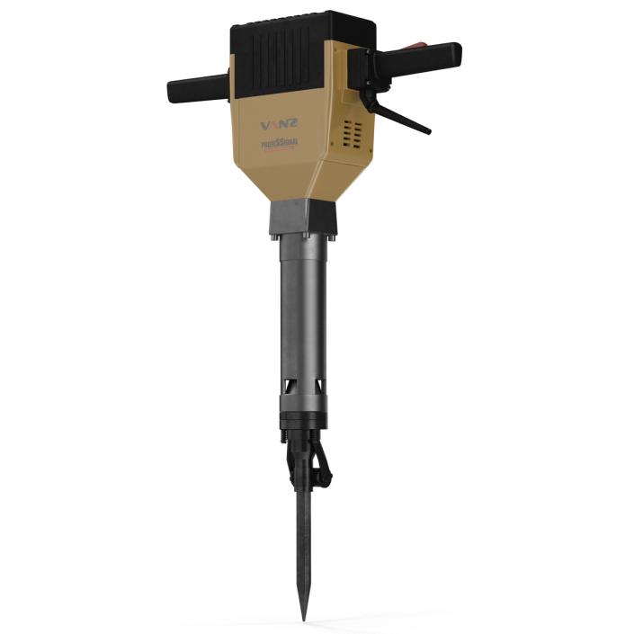 3D Electric Demolition Jack Hammer 2 model