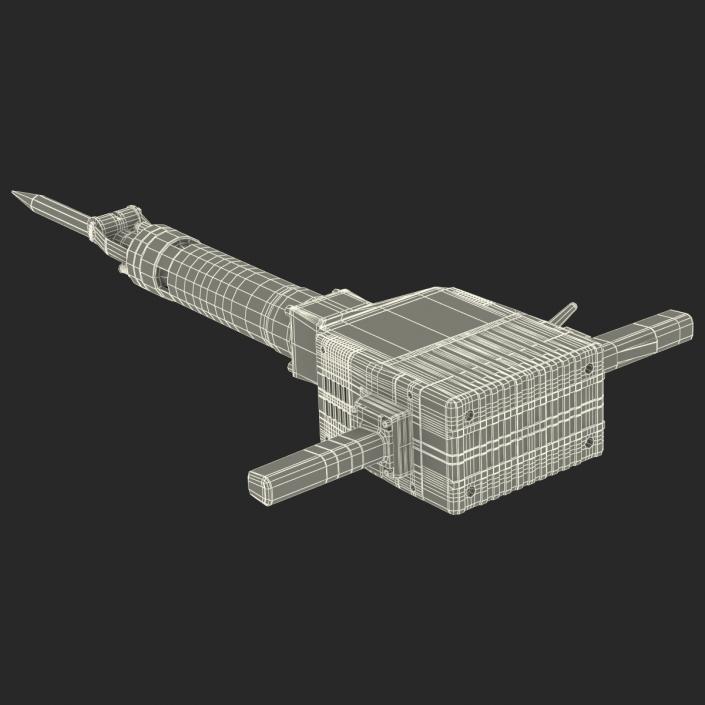 3D Electric Demolition Jack Hammer 2 model