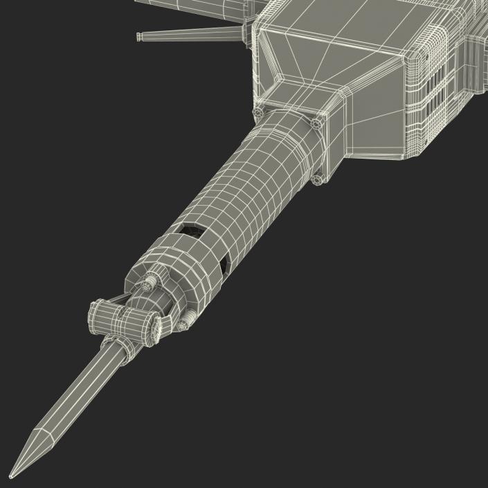 3D Electric Demolition Jack Hammer 2 model