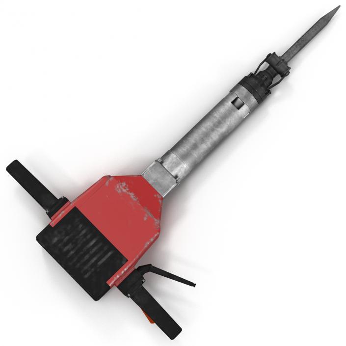 3D Old Electric Demolition Jack Hammer Generic model