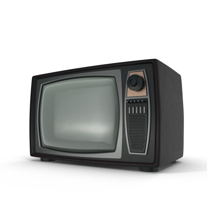 3D model Retro TV 2