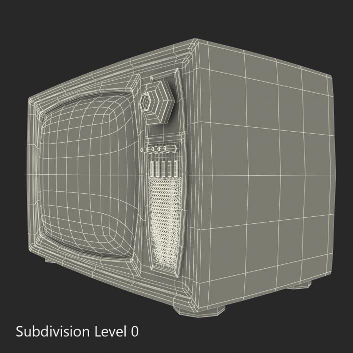 3D model Retro TV 2