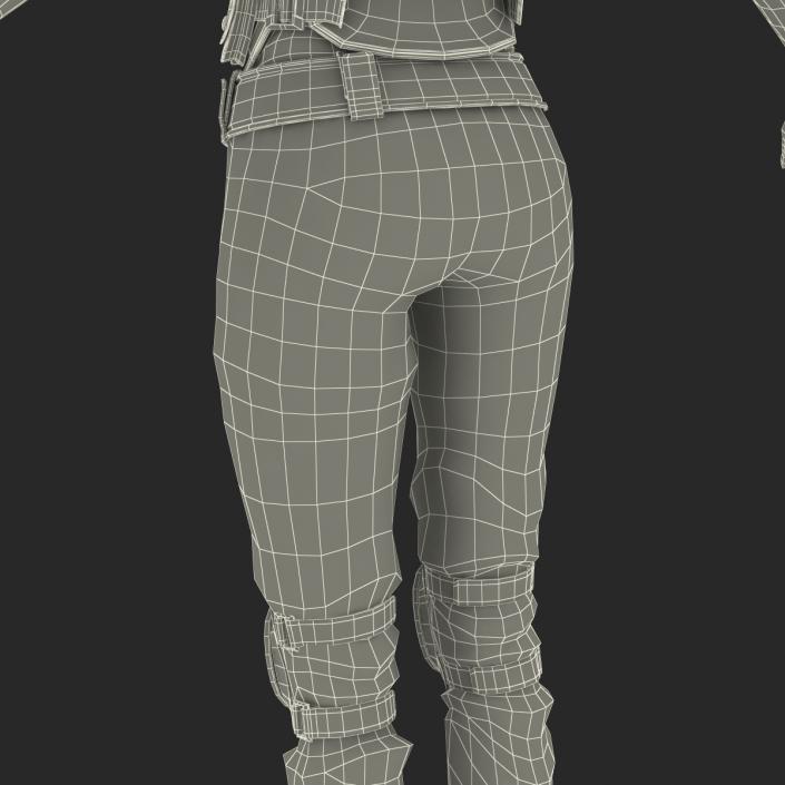 3D model SWAT Woman Unifirm 2