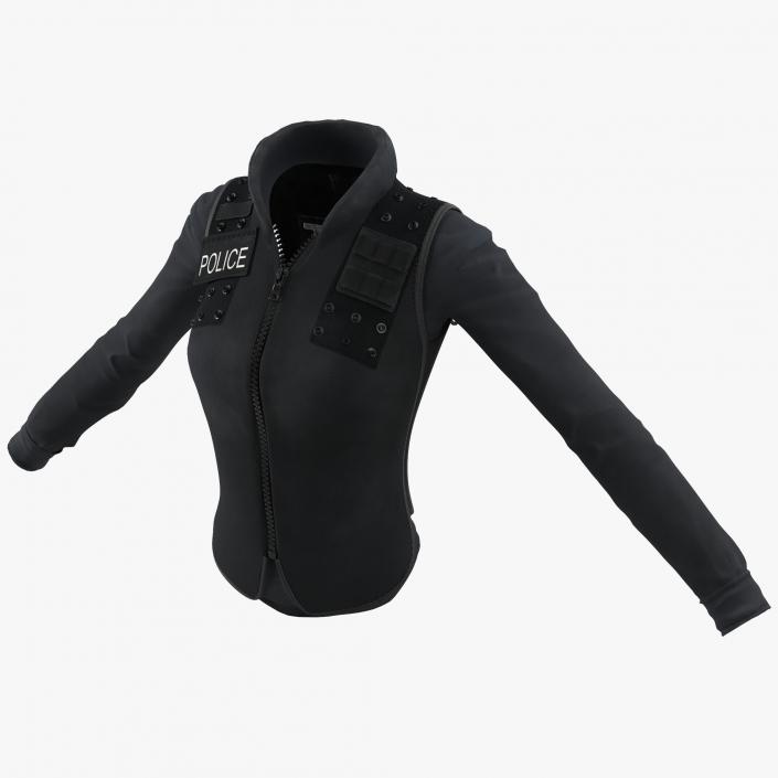 3D model SWAT Woman Uniform 7