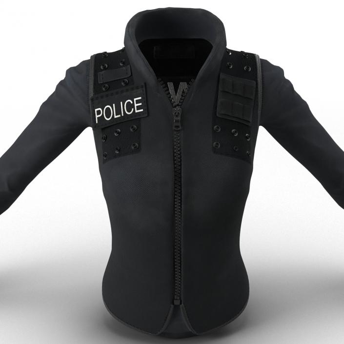 3D model SWAT Woman Uniform 7