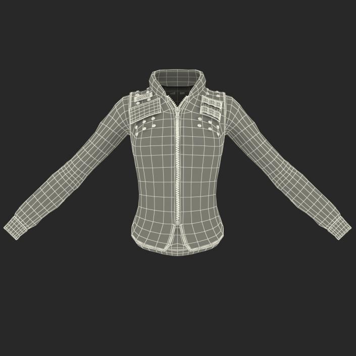 3D model SWAT Woman Uniform 7