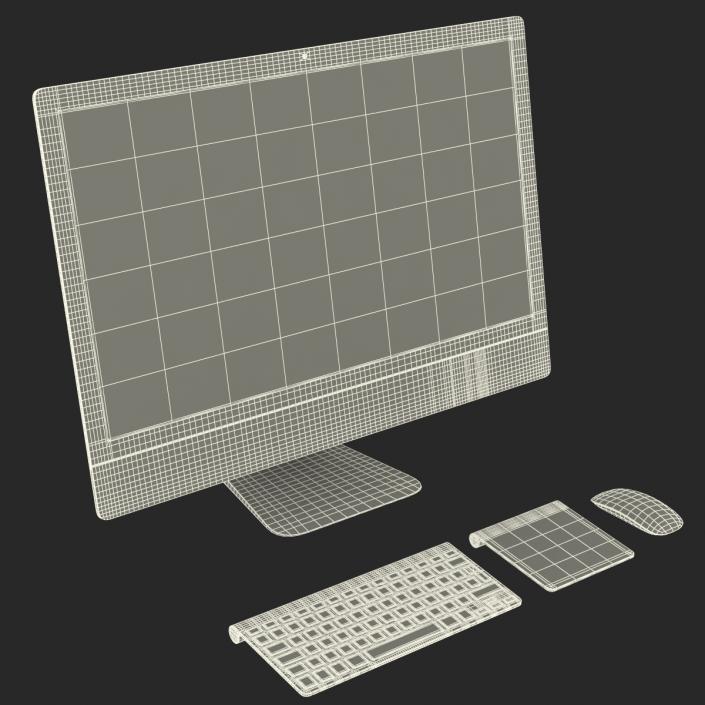 3D iMac 27 inch Collection model