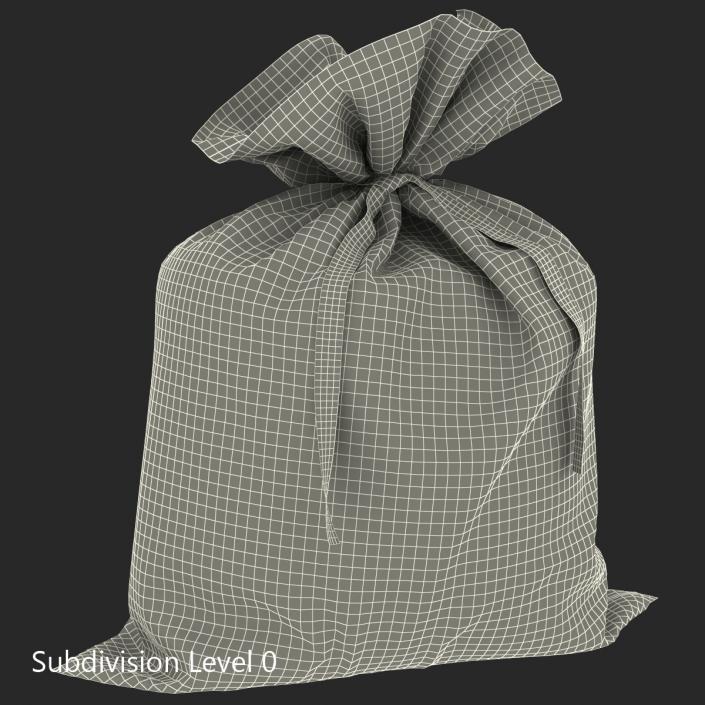 3D Money Bag Dollar