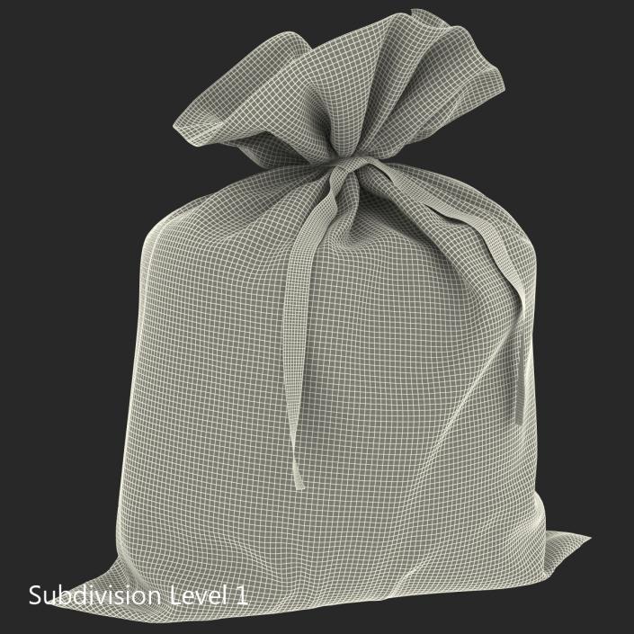 3D Money Bag Dollar