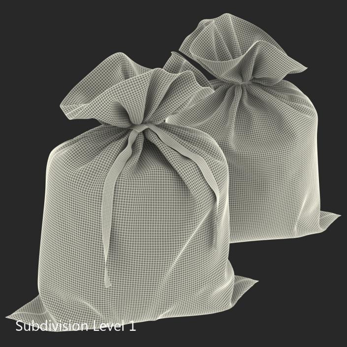 3D model Money Bag Pound