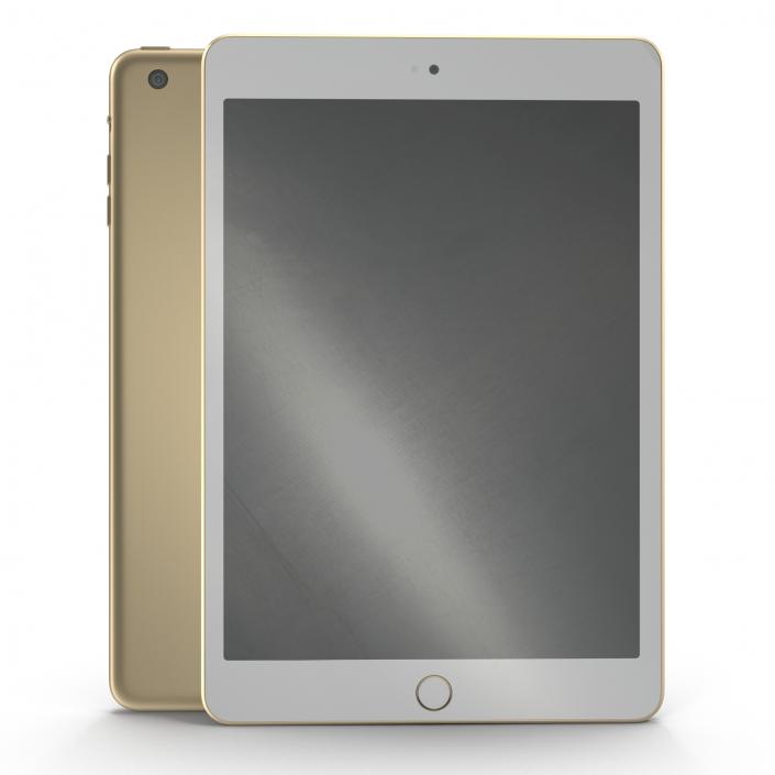 3D iPad Mini 3 Gold