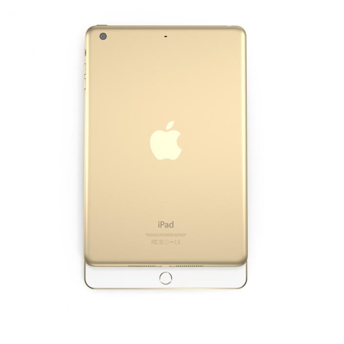 3D iPad Mini 3 Gold