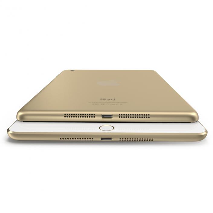 3D iPad Mini 3 Gold