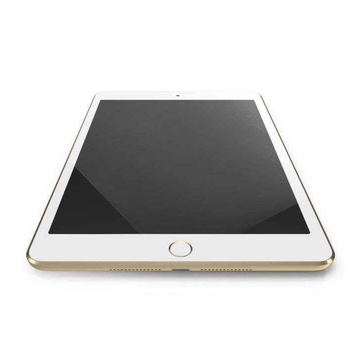 3D iPad Mini 3 Gold