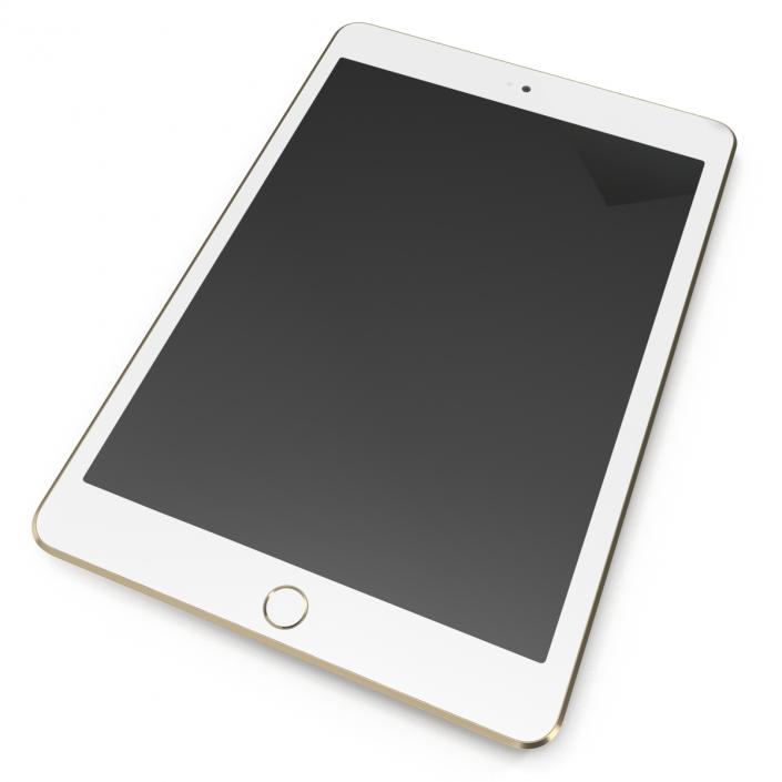 3D iPad Mini 3 Gold