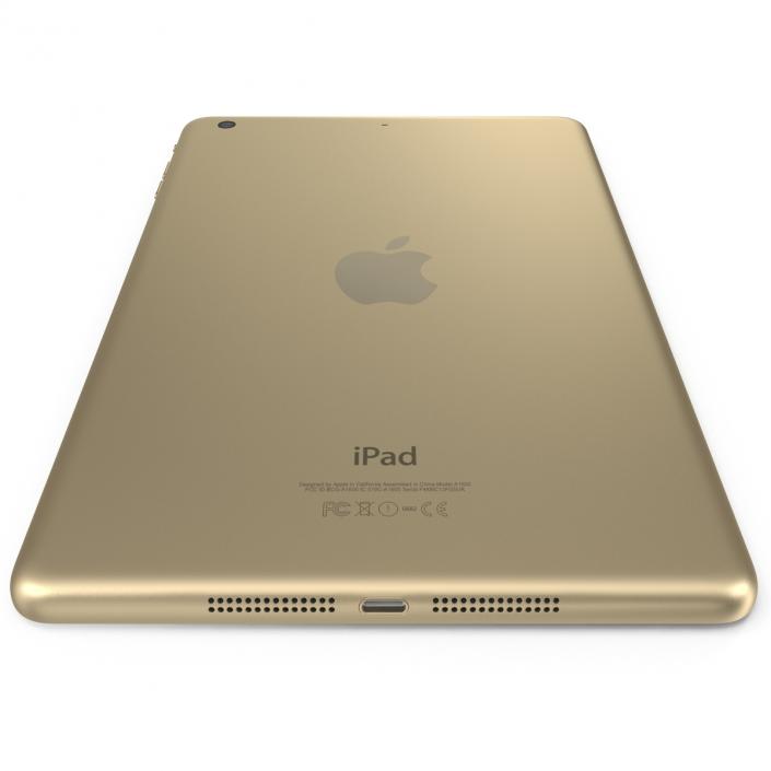 3D iPad Mini 3 Gold