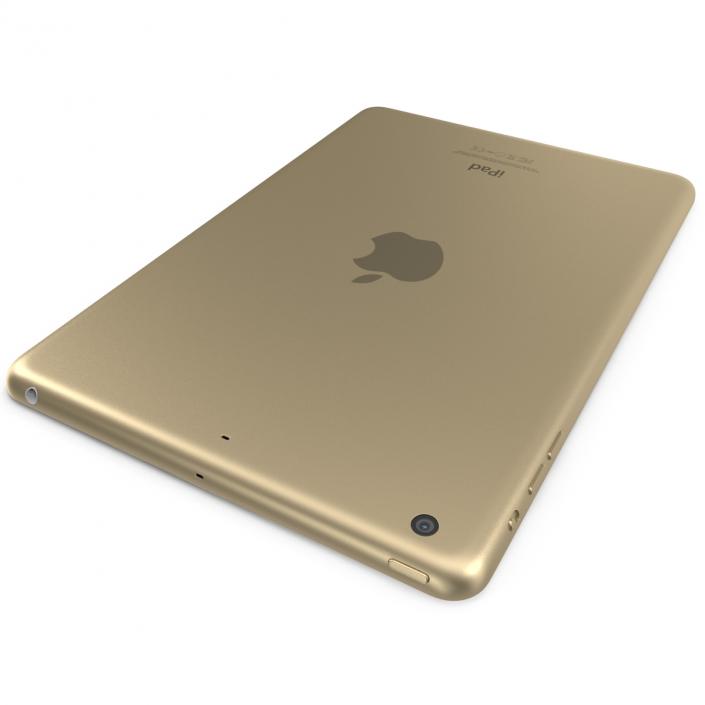 3D iPad Mini 3 Gold