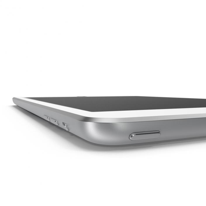 3D iPad mini 3 Silver model