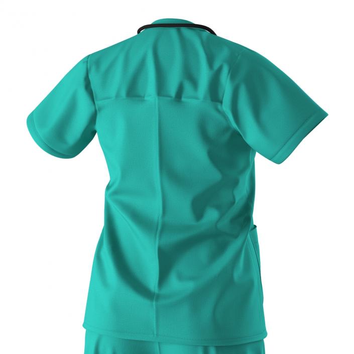 Female Surgeon Dress 7 3D