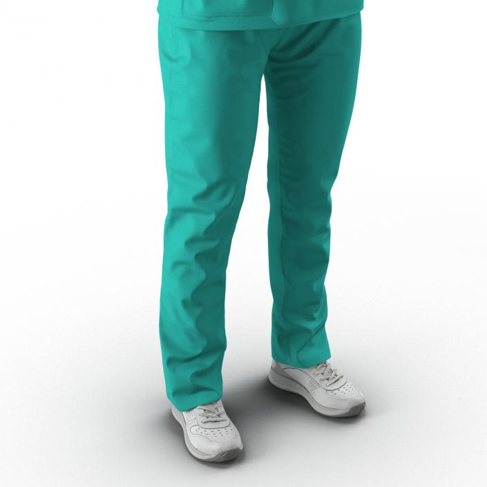 Female Surgeon Dress 7 3D