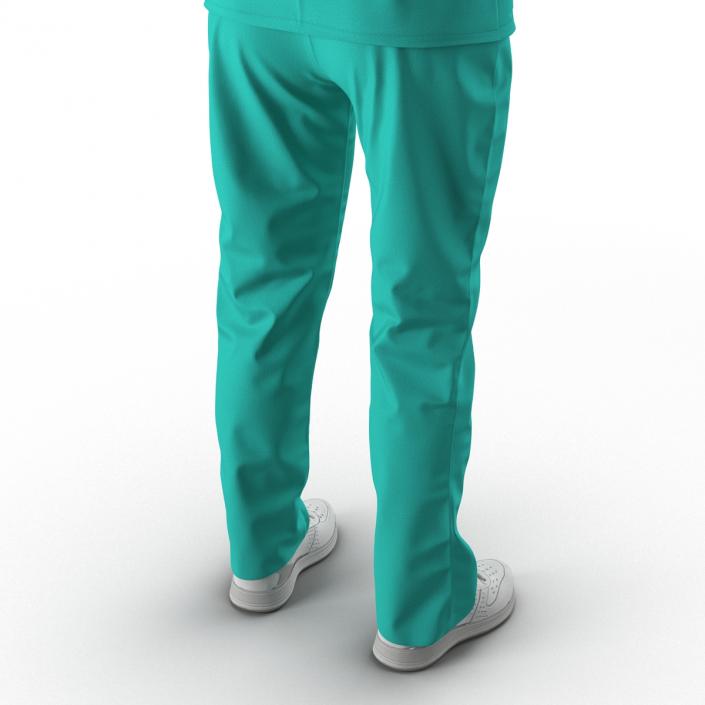 Female Surgeon Dress 7 3D