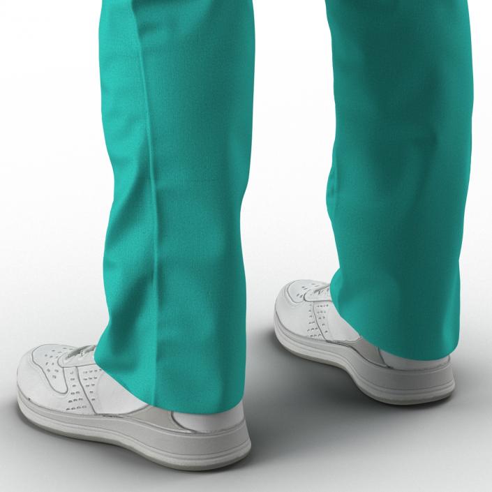 Female Surgeon Dress 7 3D