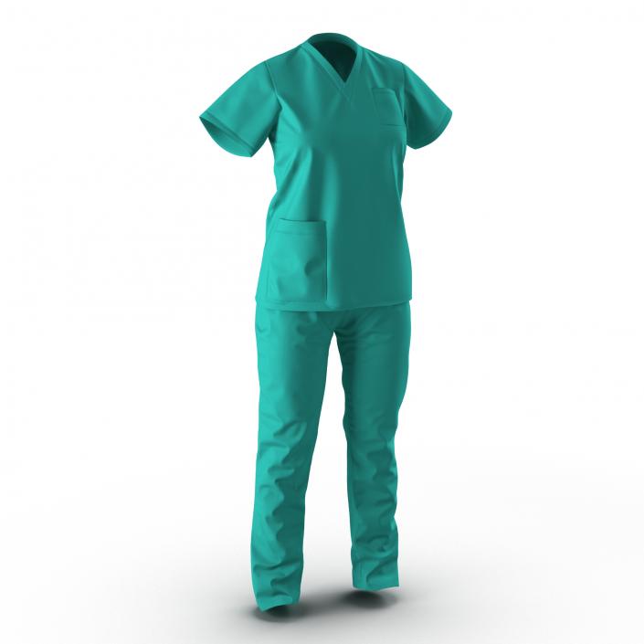 Female Surgeon Dress 8 3D