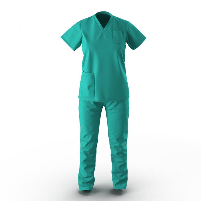 Female Surgeon Dress 8 3D