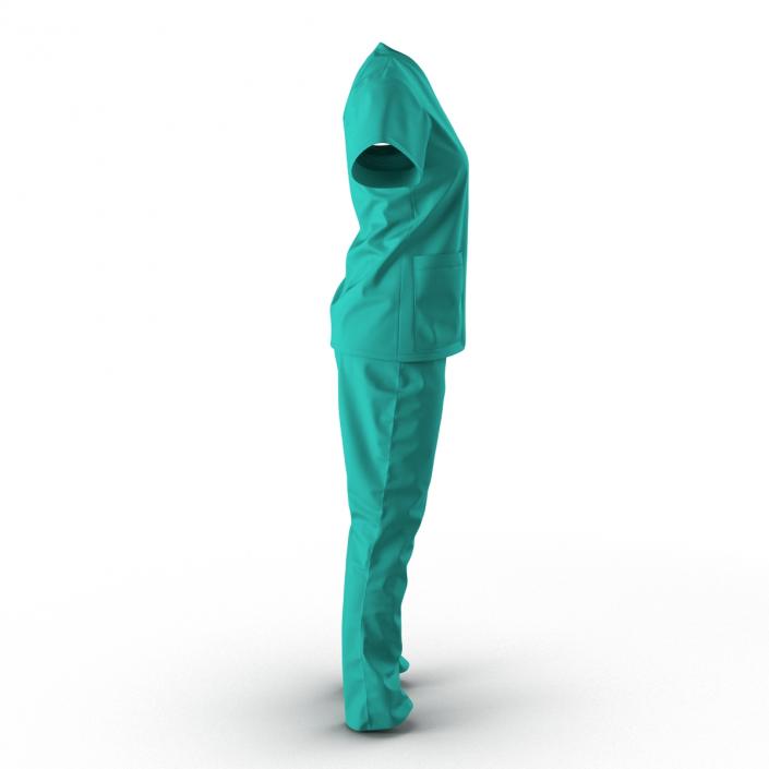 Female Surgeon Dress 8 3D