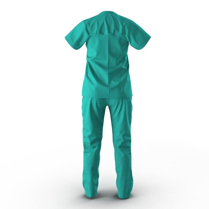 Female Surgeon Dress 8 3D