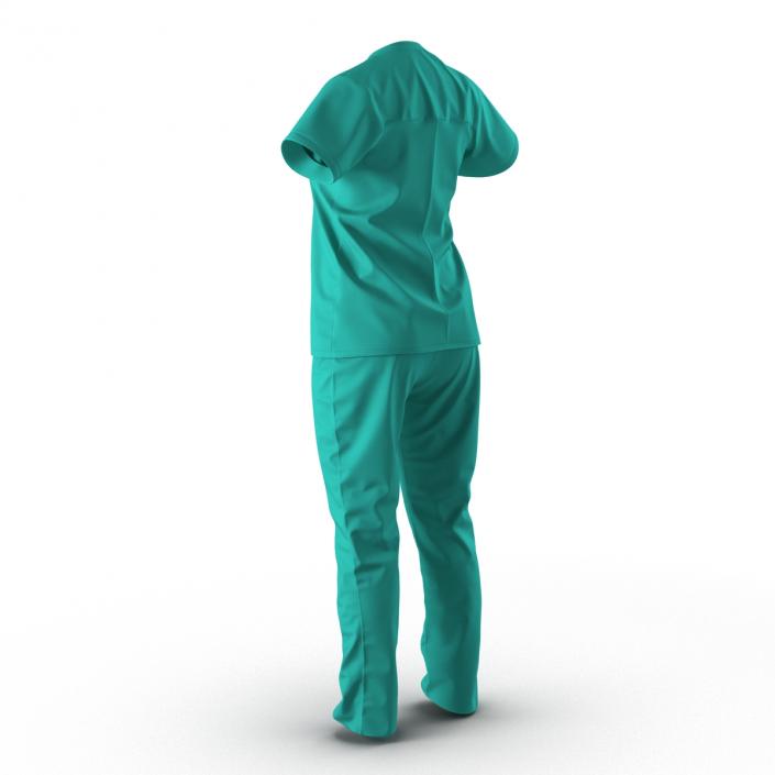 Female Surgeon Dress 8 3D