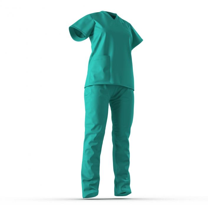 Female Surgeon Dress 8 3D