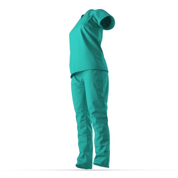 Female Surgeon Dress 8 3D