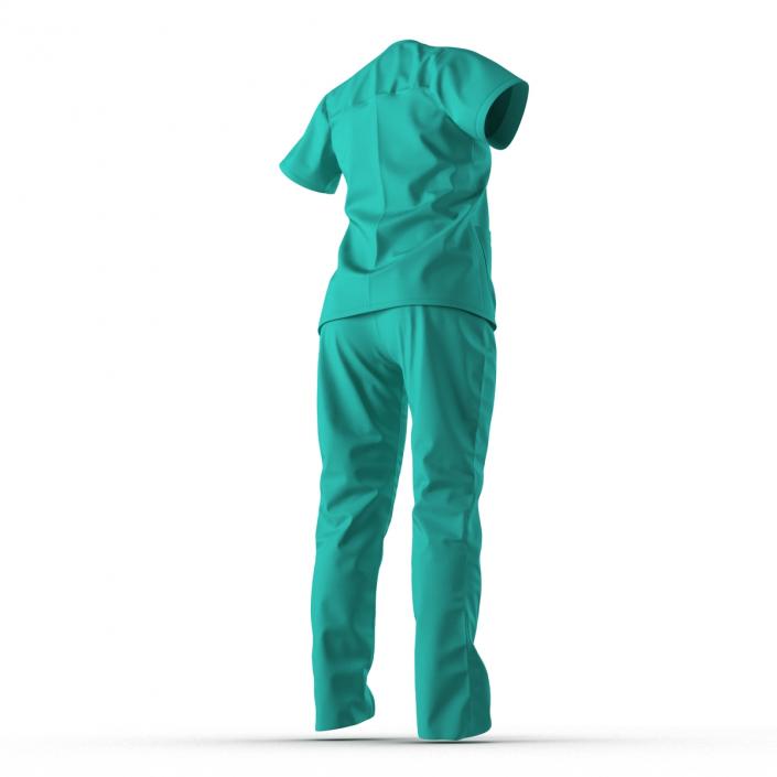 Female Surgeon Dress 8 3D