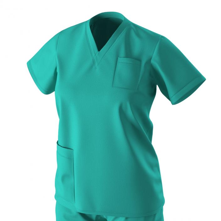 Female Surgeon Dress 8 3D