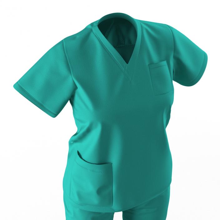 Female Surgeon Dress 8 3D