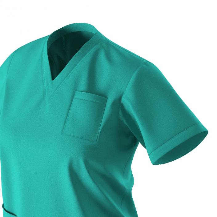 Female Surgeon Dress 8 3D